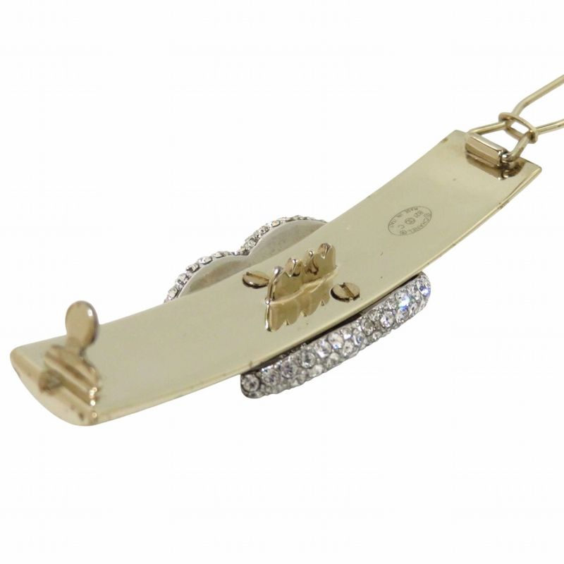 Chanel Alloy Line Stone Shoulder Bag