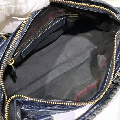Balenciaga Mini City Giant Handbag Leather