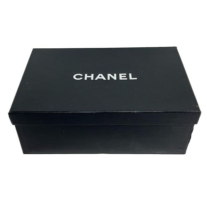 Chanel Sandals 36 Black White Leather