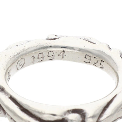 Chrome Hearts Scrl Band Scroll Silver Ring