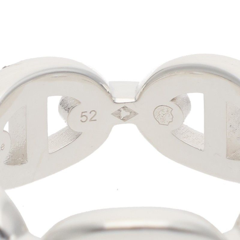 Hermes Chaine D'ancre Enchainee PM Silver Ring 52