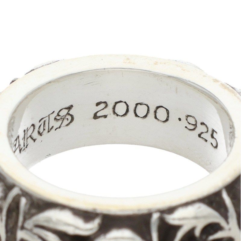 Chrome Hearts Etrnity Vine Band Eternity Silver Ring