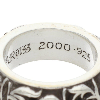 Chrome Hearts Etrnity Vine Band Eternity Silver Ring