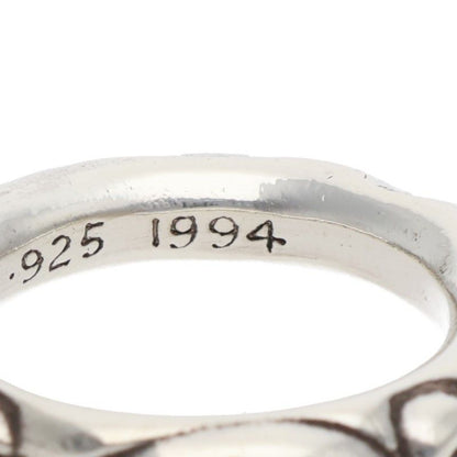 Chrome Hearts Scrl Band Scroll Silver Ring