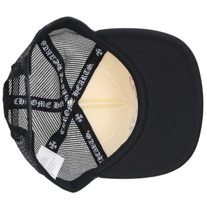 Chrome Hearts Trucker Cap Triple Cross Embroidered Mesh Hat