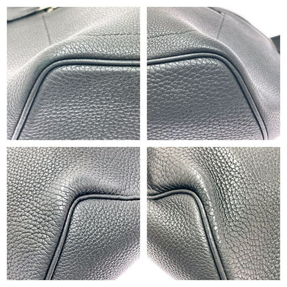 Hermes Color City Slide Cross GM Silver Black Belt Bag