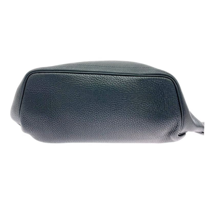 Hermes Color City Slide Cross GM Silver Black Belt Bag