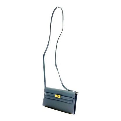 Hermes Kelly Wallet Long to Go Ardoise