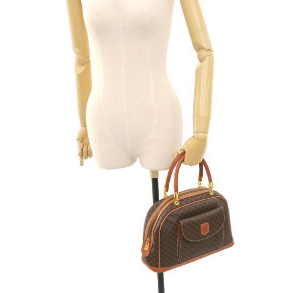 Celine Macadam Clutch Brown