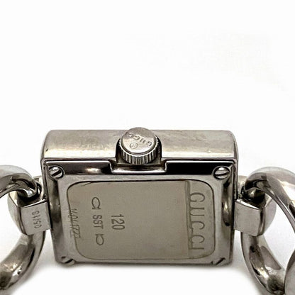 Gucci Tornavoni Watch SS Quartz Silver Dial