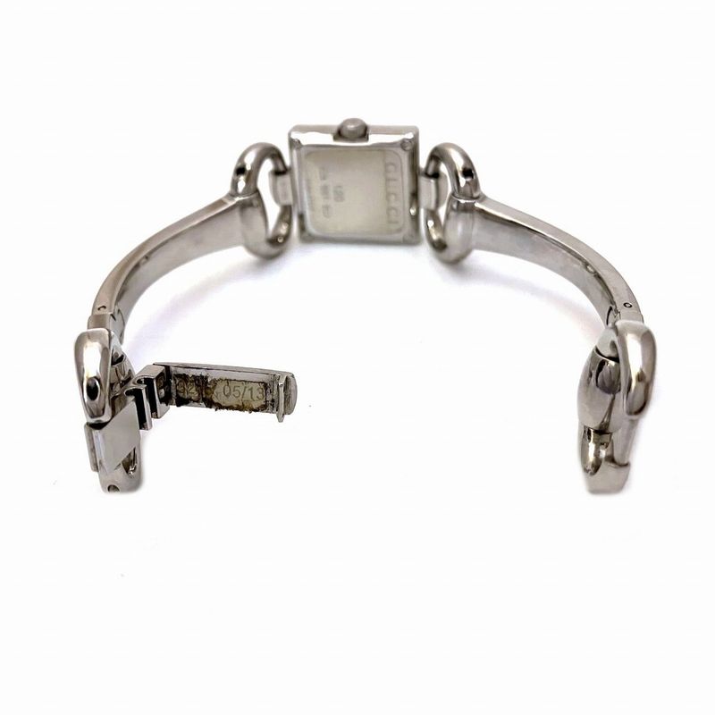 Gucci Tornavoni Watch SS Quartz Silver Dial