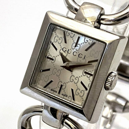 Gucci Tornavoni Watch SS Quartz Silver Dial