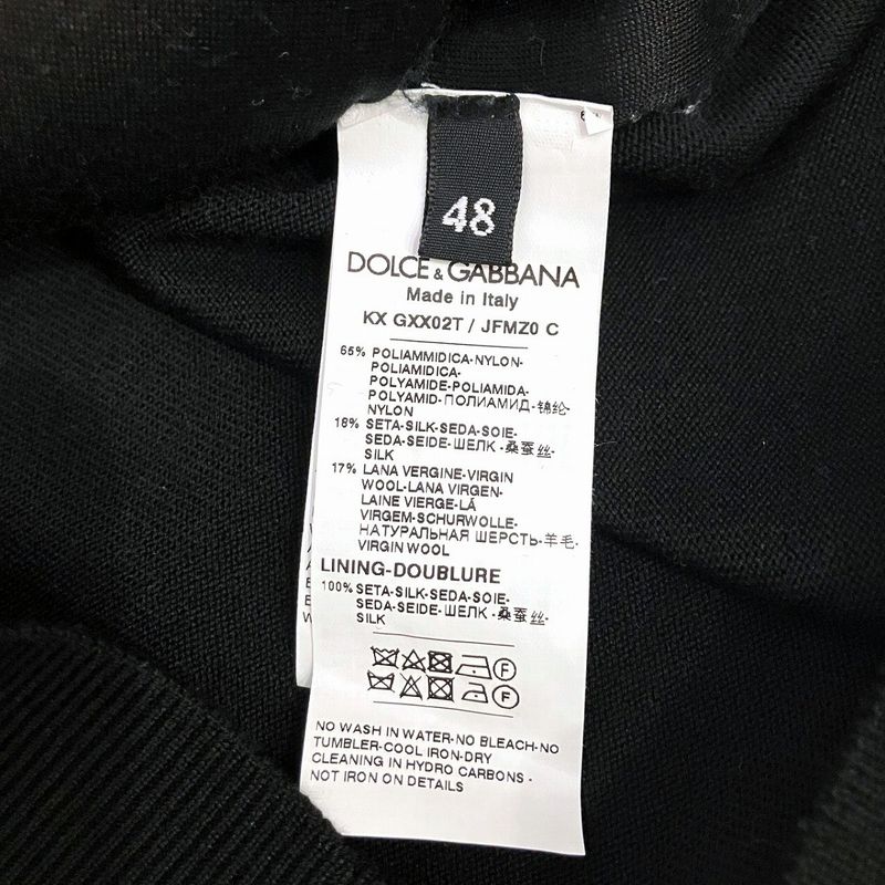 Dolce & Gabbana Top 65% Polyamide 18% Silk 17% Wool