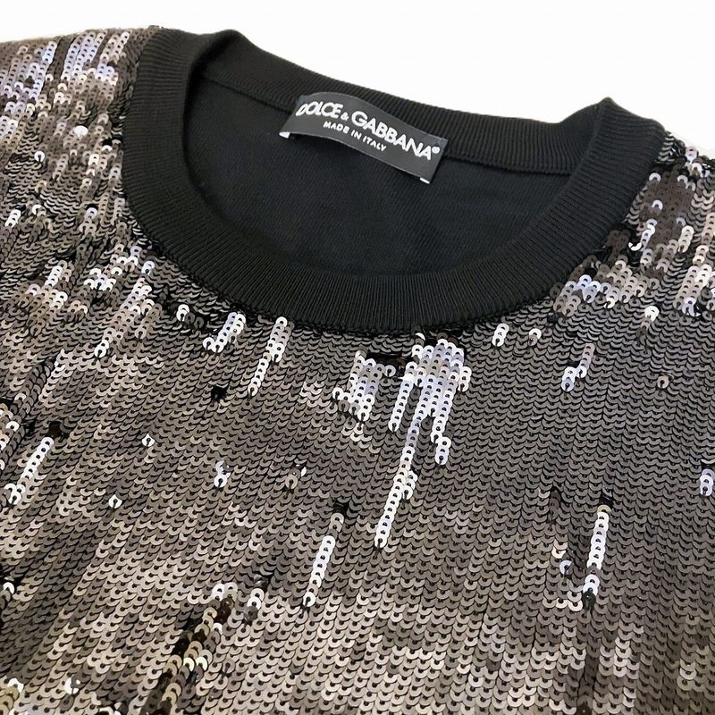 Dolce & Gabbana Top 65% Polyamide 18% Silk 17% Wool