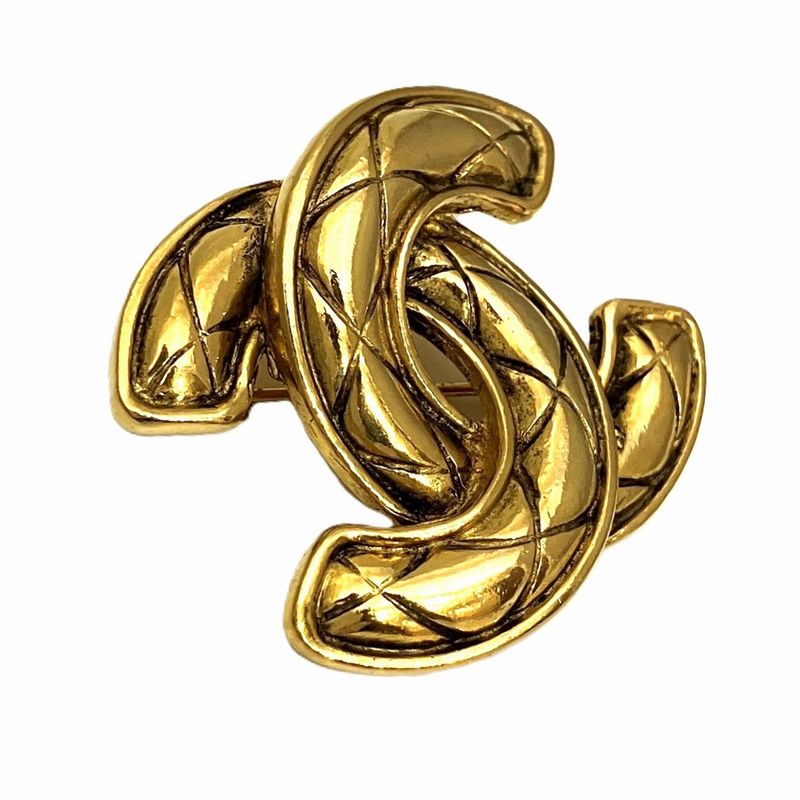 Chanel Coco Quilted Brooch