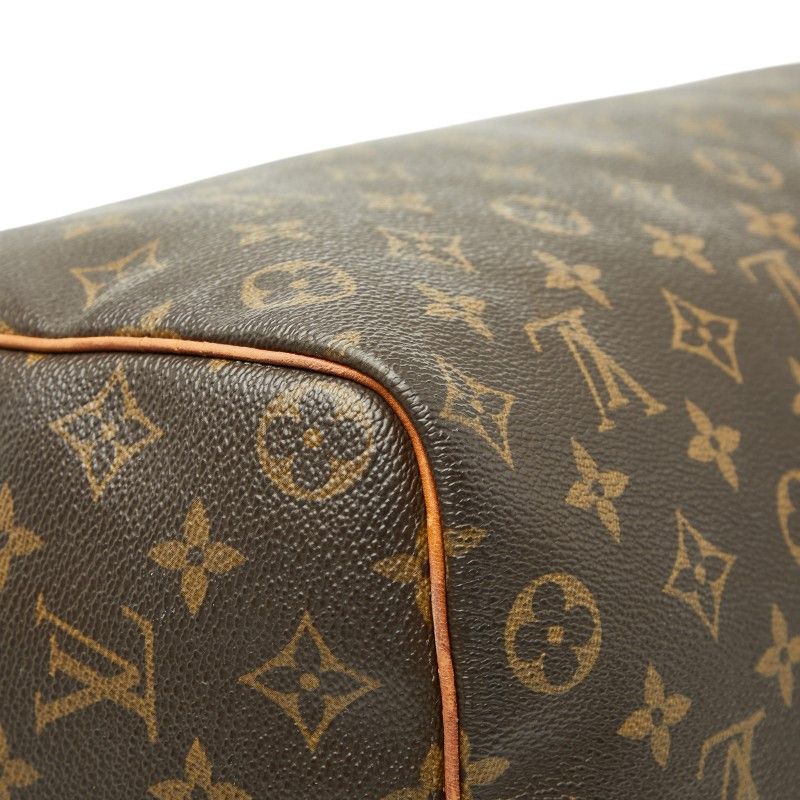 Louis Vuitton Monogram Speedy 35 Mini Boston Bag Brown Leather
