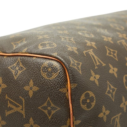 Louis Vuitton Monogram Speedy 35 Mini Boston Bag Brown Leather