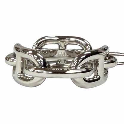 Hermes Scarf Ring 90 Legato Chaine D'ancre Silver