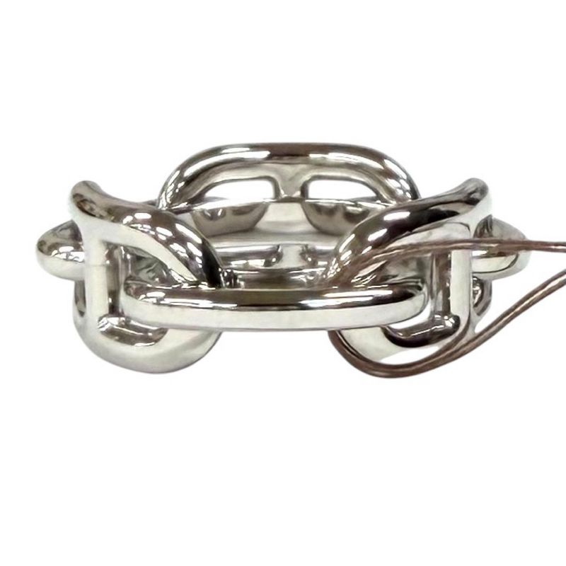 Hermes Scarf Ring 90 Legato Chaine D'ancre Silver