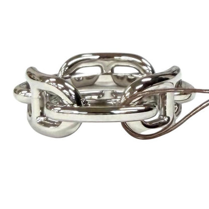 Hermes Scarf Ring 90 Legato Chaine D'ancre Silver