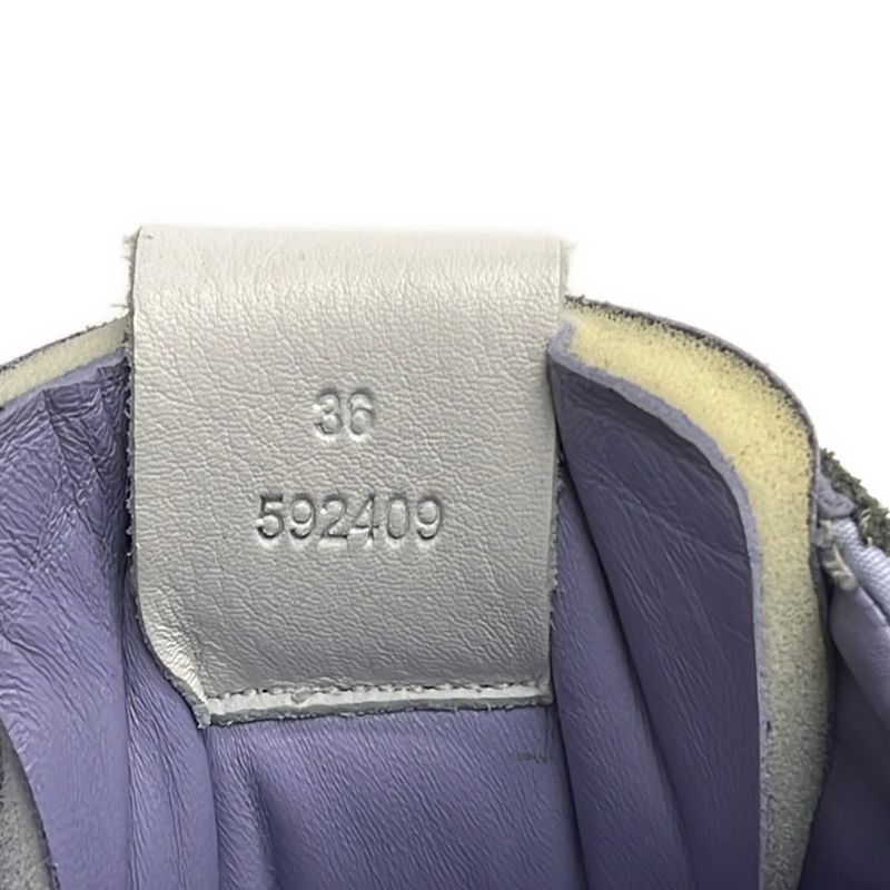 Loewe Sneakers 36 Flow Runner Light Purple Dark Gray White Leather