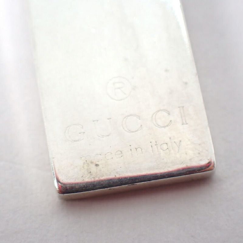 Gucci 925 Dog Tag Plate 2 Pieces Necklace