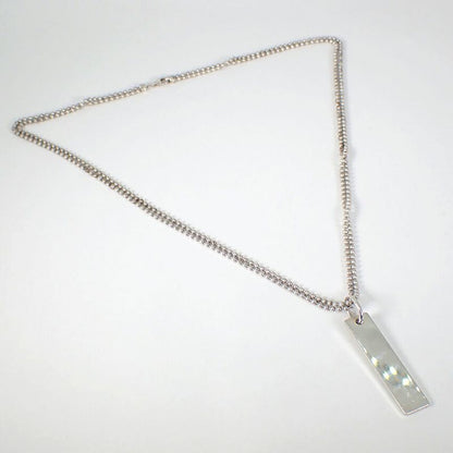 Gucci 925 Dog Tag Plate 2 Pieces Necklace