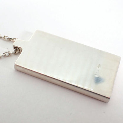 Gucci 925 Logo Plate Necklace