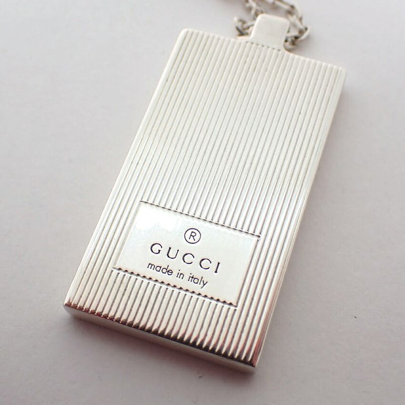 Gucci 925 Logo Plate Necklace