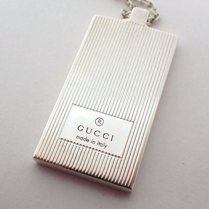 Gucci 925 Logo Plate Necklace