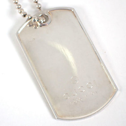 Gucci 925 Dog Tag Necklace