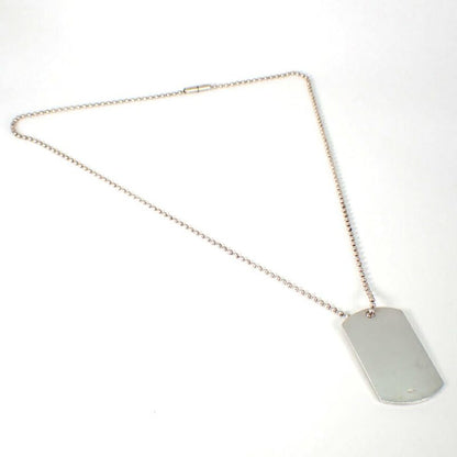 Gucci 925 Dog Tag Necklace