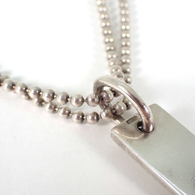 Gucci 925 Double Ball Chain Necklace