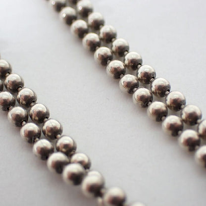 Gucci 925 Double Ball Chain Necklace