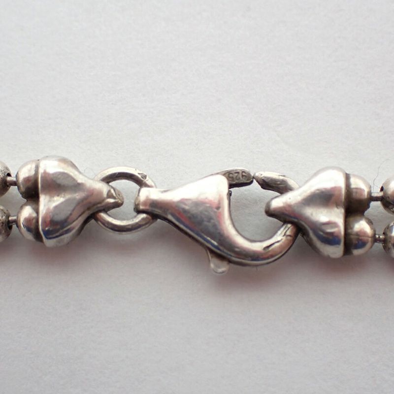 Gucci 925 Double Ball Chain Necklace