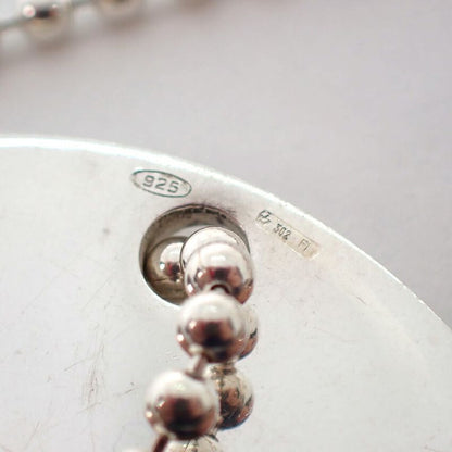 Gucci 925 Dog Tag Plate 2 Pieces Necklace