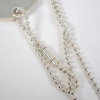 Gucci 925 Dog Tag Plate 2 Pieces Necklace