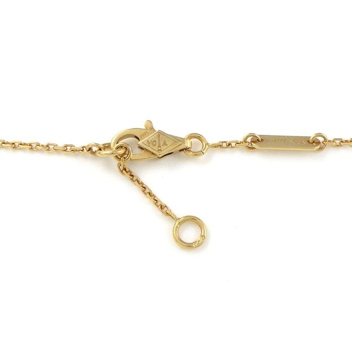 Van Cleef & Arpels Bracelet Sweet Alhambra White Shell 18k Yellow Gold