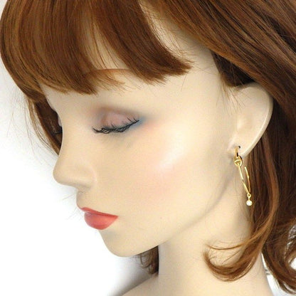 Hermes Earrings Chaine D'ancre Hoop Diamond Total 18k Pink Gold