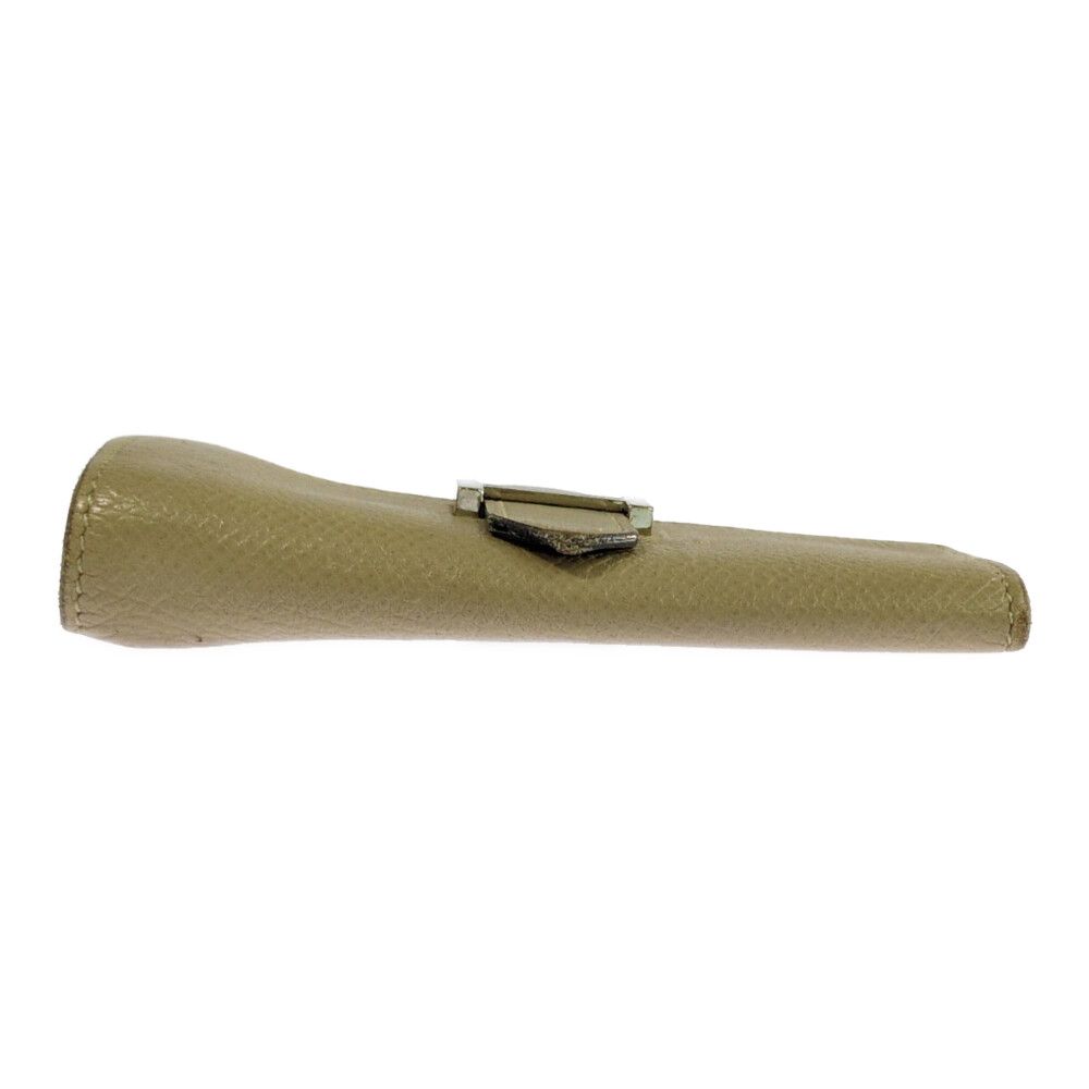 Hermes Bearn 4 Key Case Beige Key Holder