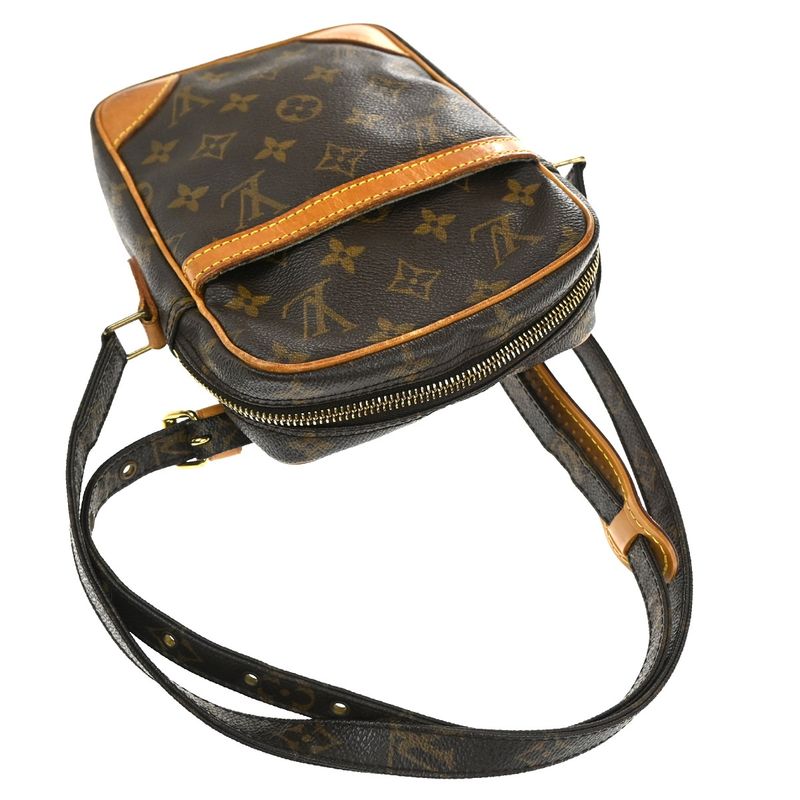 Louis Vuitton Danube Shoulder Bag Monogram Leather