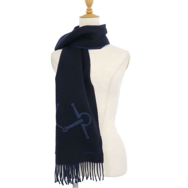 Hermes Scarf Navy