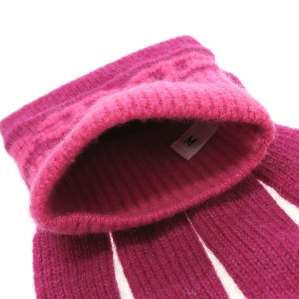 Hermes Knit Gloves Red