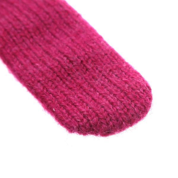 Hermes Knit Gloves Red