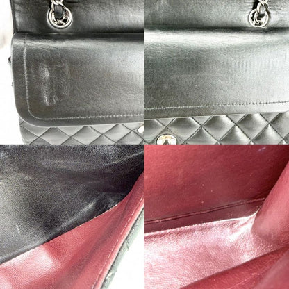 Chanel Shoulder Bag Quilted 25 Double Chain Flap Crossbody CC Logo Turnlock