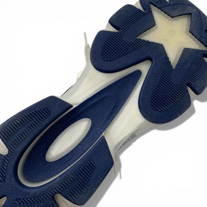 Dior Vibe Sneakers Shoes Leather Rubber Fabric Navy White Logo