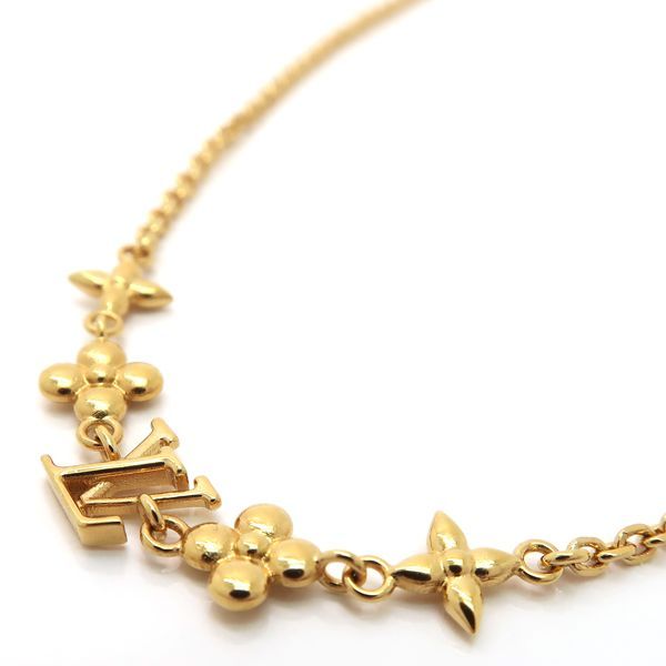 Louis Vuitton Baby Necklace Metal Monogram