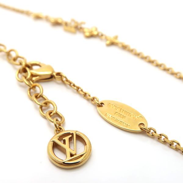 Louis Vuitton Baby Necklace Metal Monogram