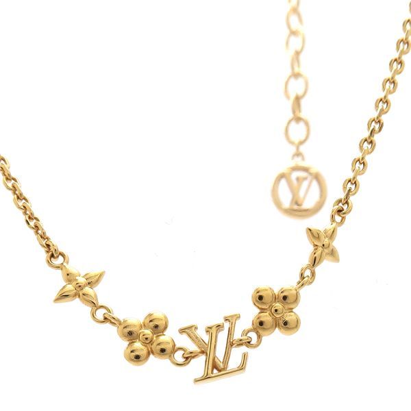 Louis Vuitton Baby Necklace Metal Monogram