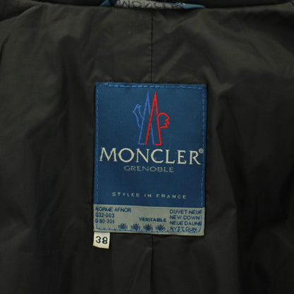 Moncler Blue Tag Down Jacket 38 Black